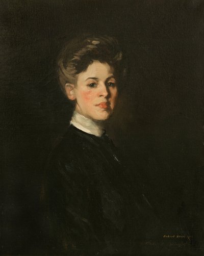 Portrait de Maja en bleu foncé, 1903 - Robert Cozad Henri